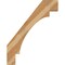 Ekena Millwork 4"W x 30"D x 38"H Merced Rough Sawn Knee Brace, Western Red Cedar BRC04X30X38MRC00RWR - alternate 4